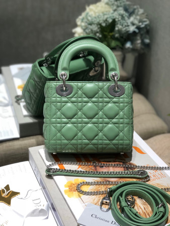 Mini Lady D*0r Bag 6.5 x 6 x 3 inches