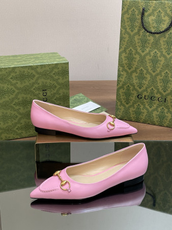 UA G*u*i WOMEN'S HORSEBIT  BALLET FLAT