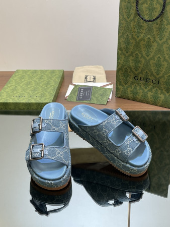 UA G*u*i SANDAL WITH DOUBLE G