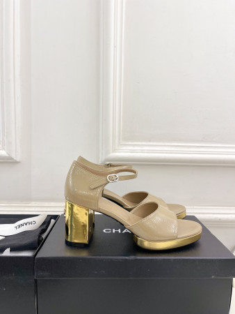 UA Ch*el HEELED SANDALS