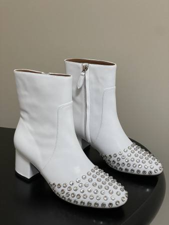 UA Alaia Crystal Diamond Boots 5.5cm Heel(Customized Size 7-10 days production time)