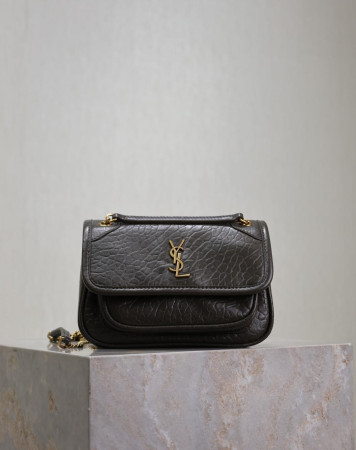 Y*L Niki Mini in grained lambskin 828736 12.5x18x5cm
