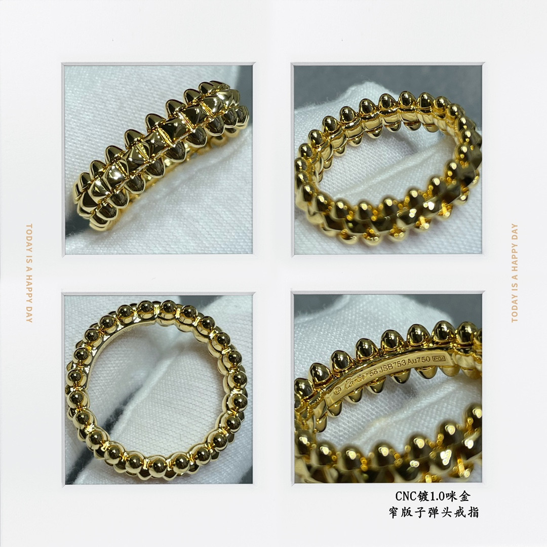 Ca*t*er Narrow version bullet head Ring