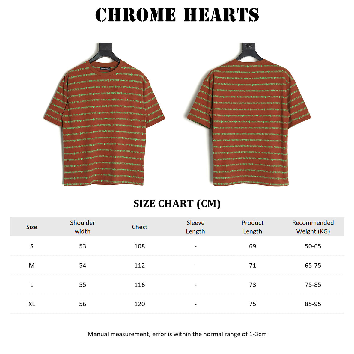 Ch**me He**ts 25SS Short-sleeved T-shirt