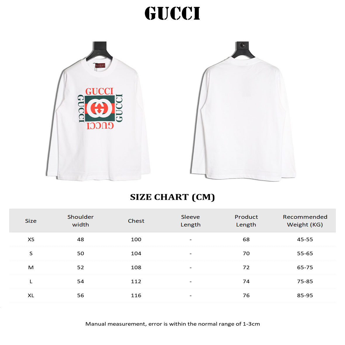G*u*i Long-sleeved T-shirt