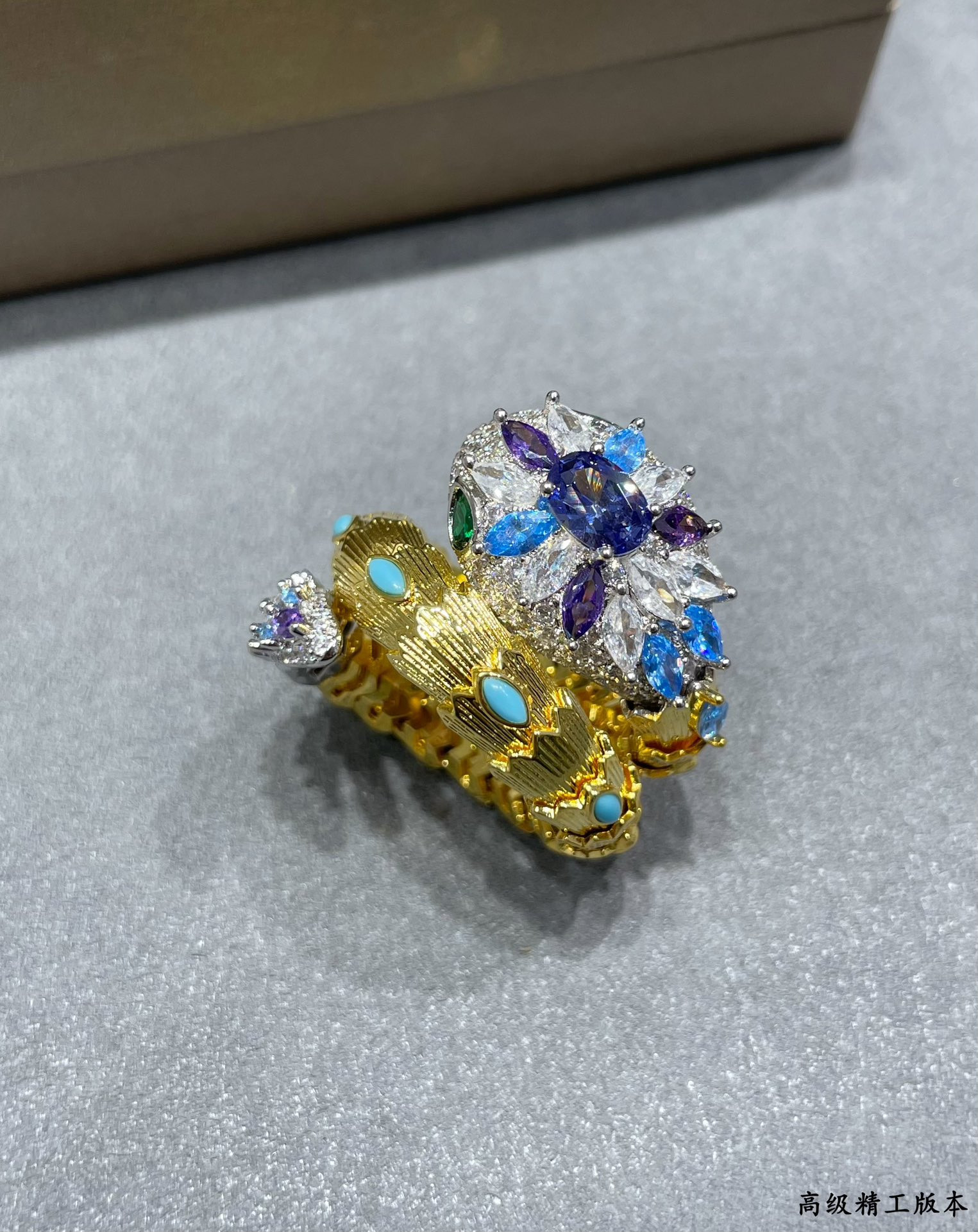 B*l*ai Diamond Princess Snake Ring