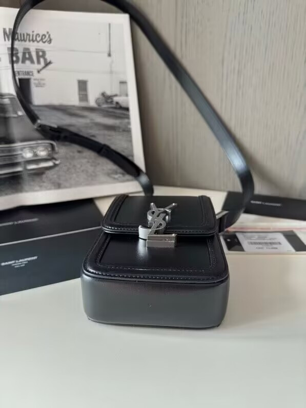 Y*L SOLFERINO MINI BAG IN SMOOTH LEATHER 18 X 11 X 5 CM