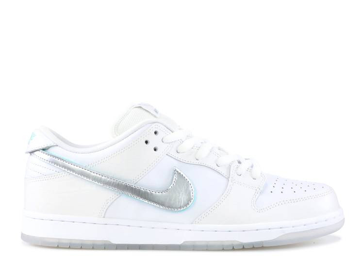 Nike SB Dunk Low Diamond S*pply Co White Diamond