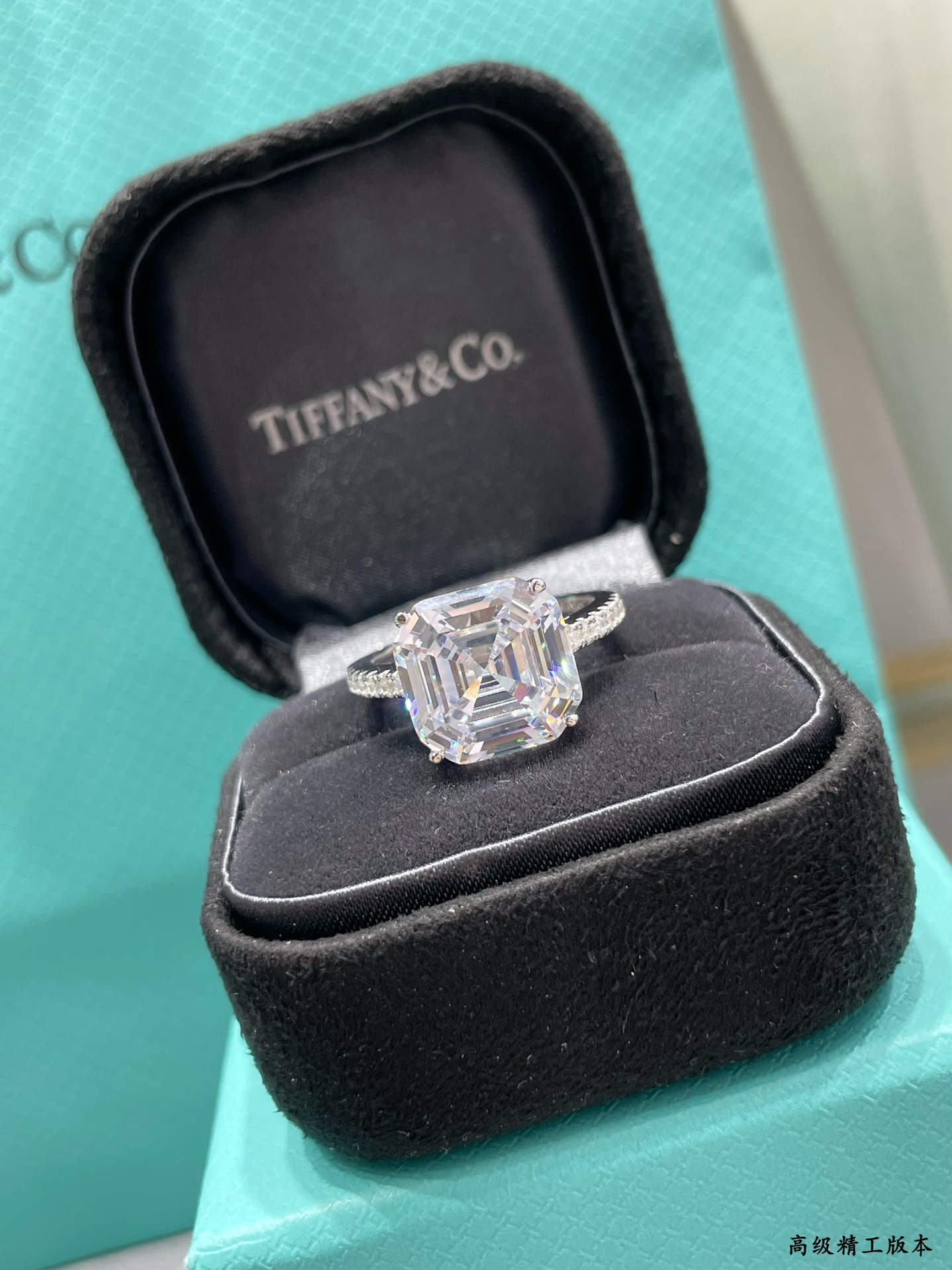 T*f*ny & Co. Solitaire Diamond Ring Ag925