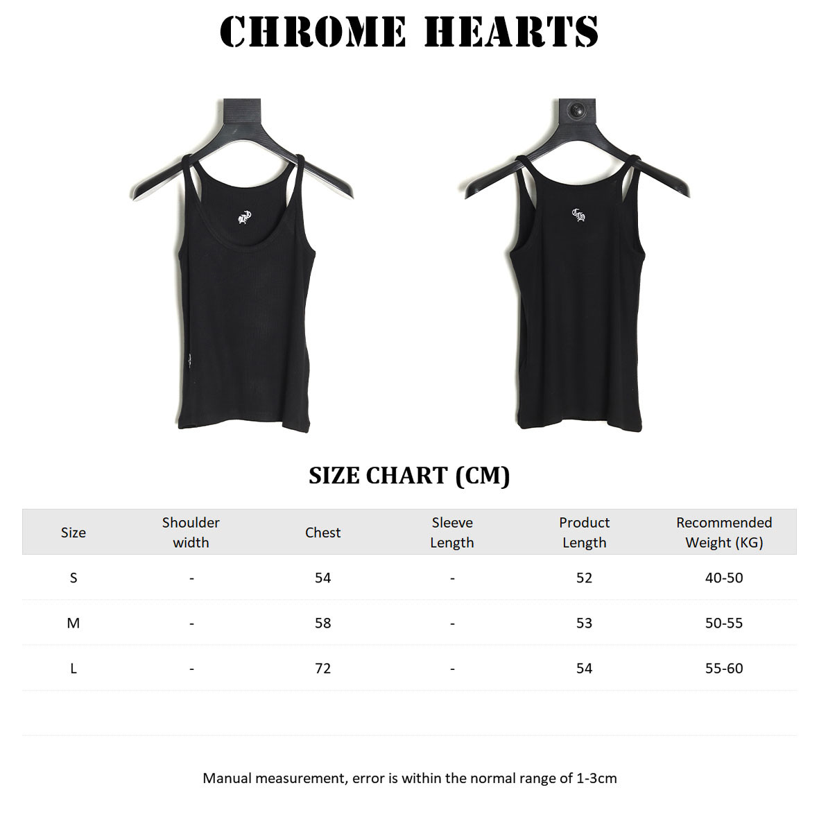 Ch**me He**ts CH knitting Vest