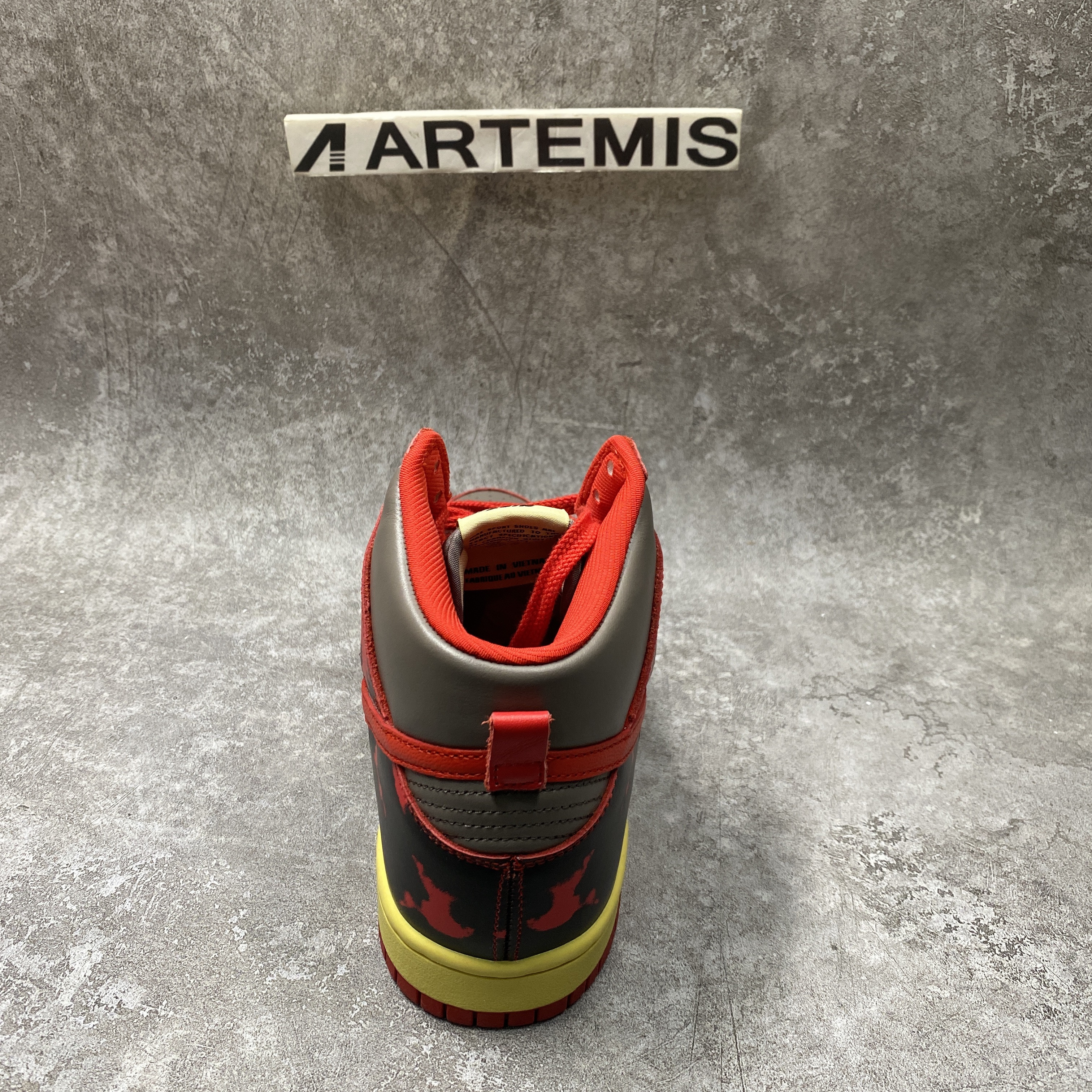 Nike Dunk High 1985 Red Acid Wash