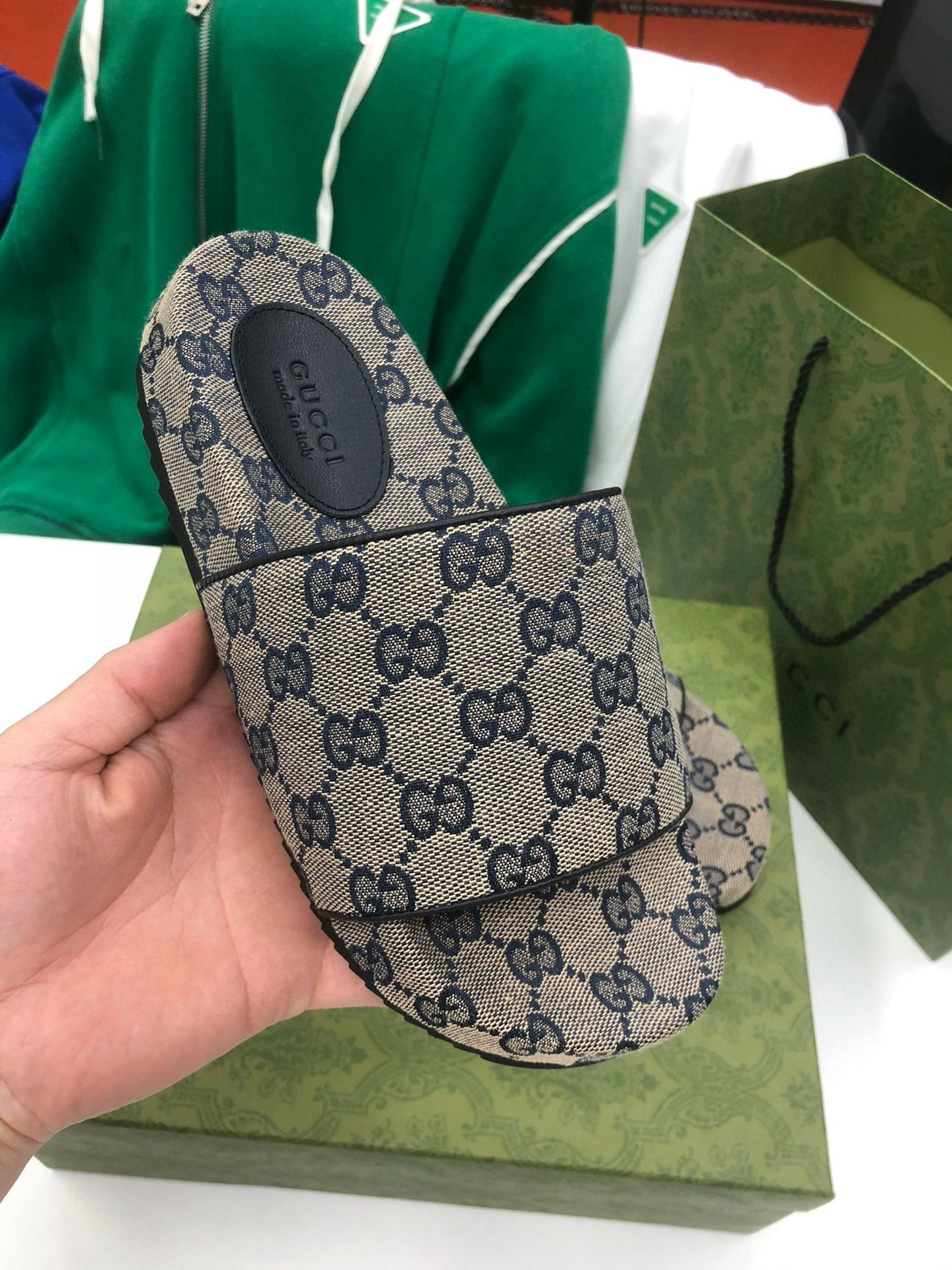 UA G*u*i GG Slide Sandal