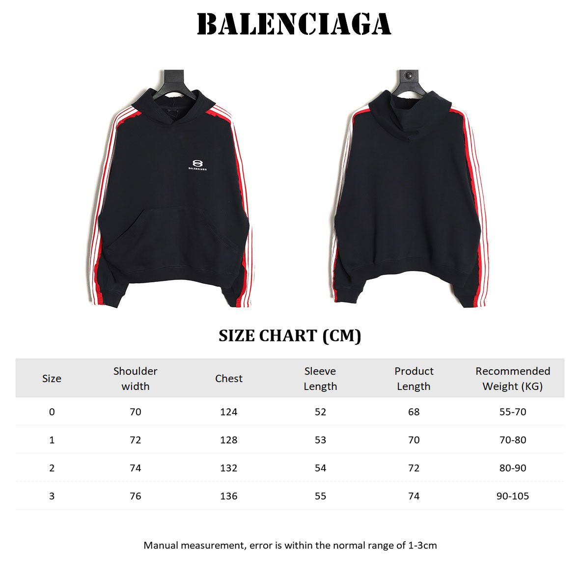 Ba*len*cia*ga 25FW Hoodies