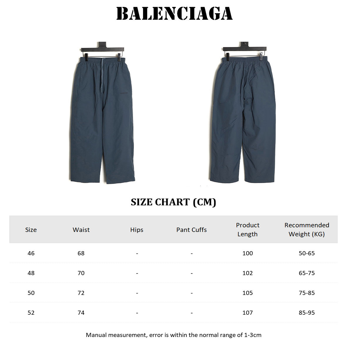 Ba*len*cia*ga BLCG 25SS Pants Suit