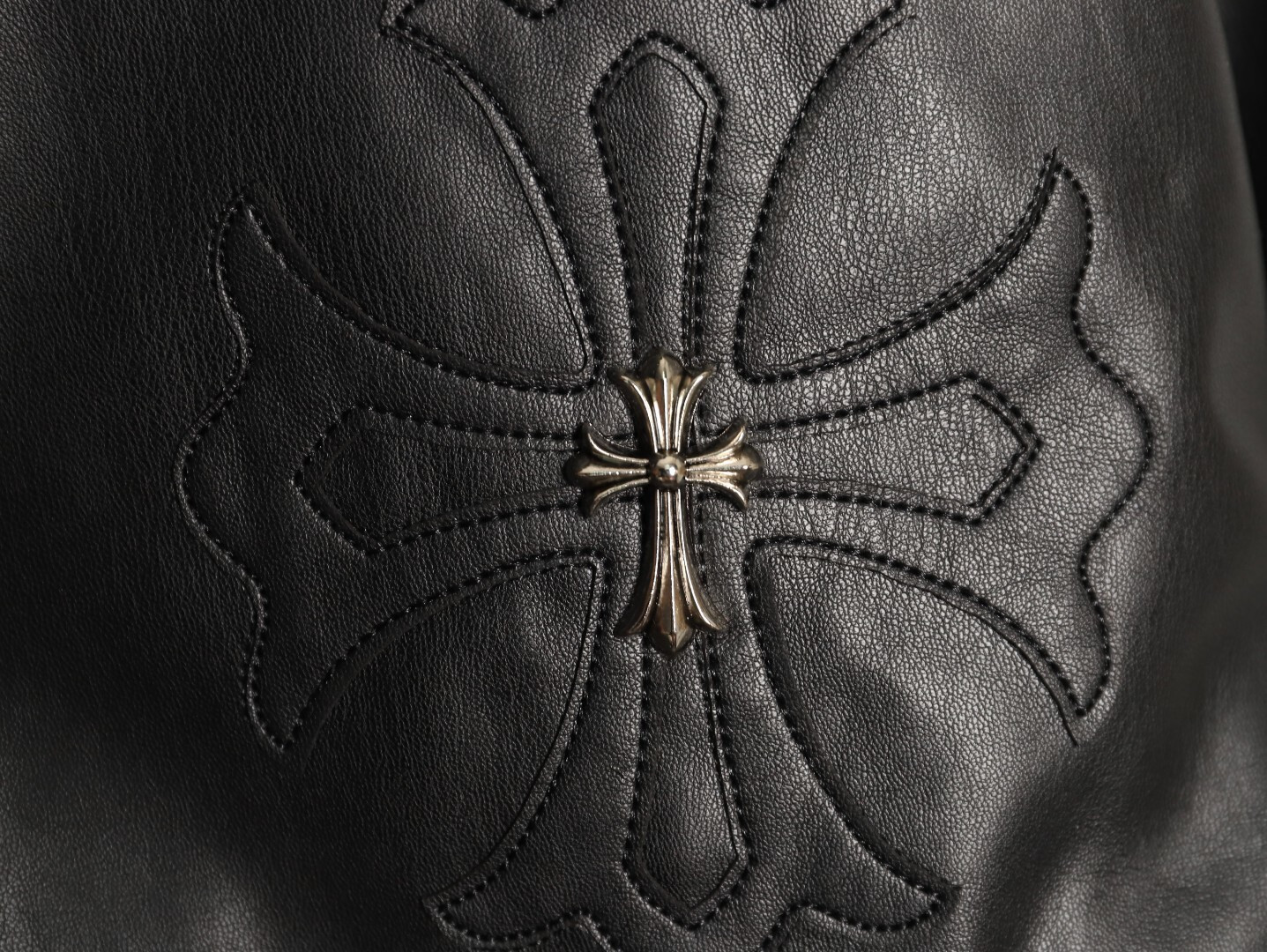 Ch**me He**ts Leather Jacket