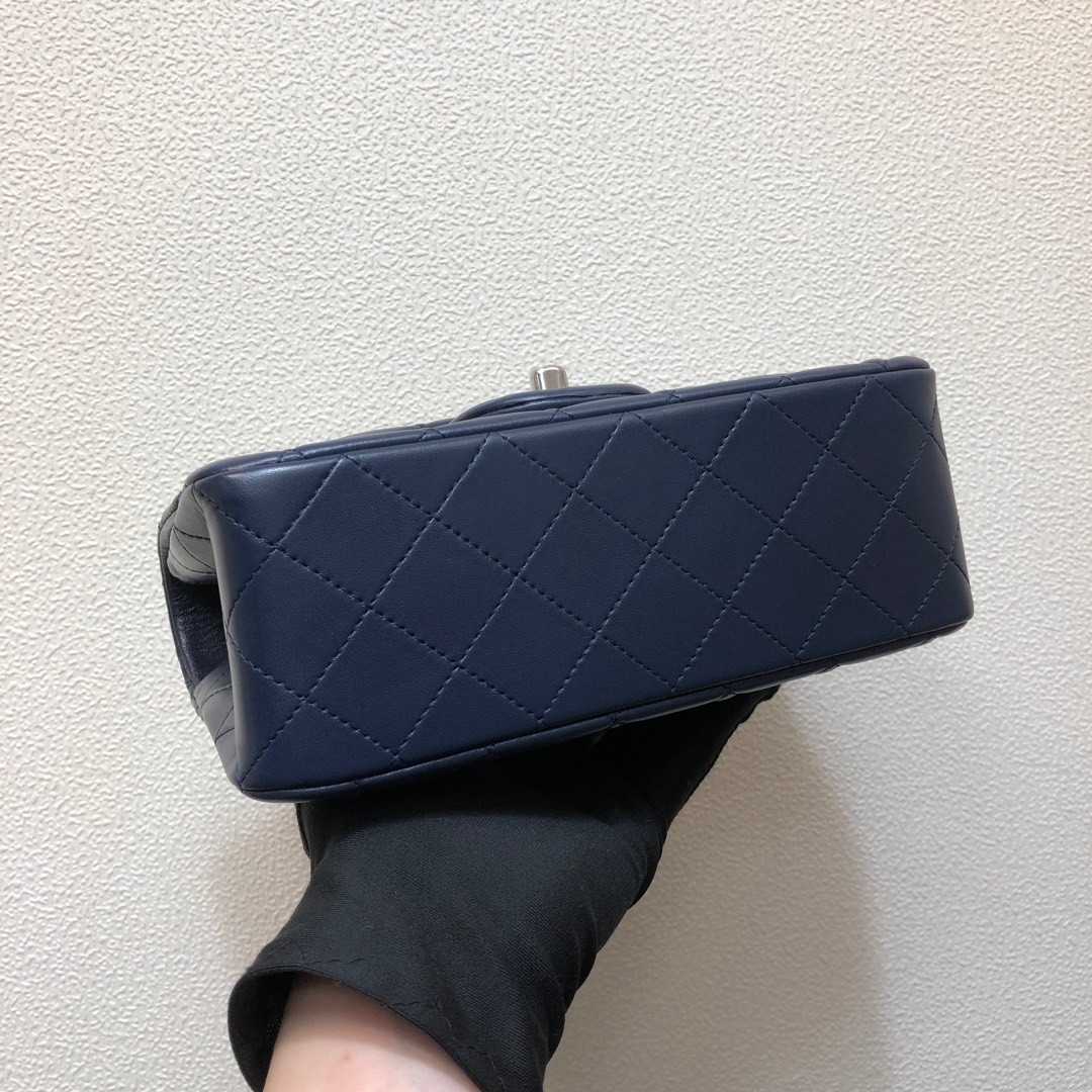 Ch*el MINI FLAP BAG 12 × 20 × 6 cm