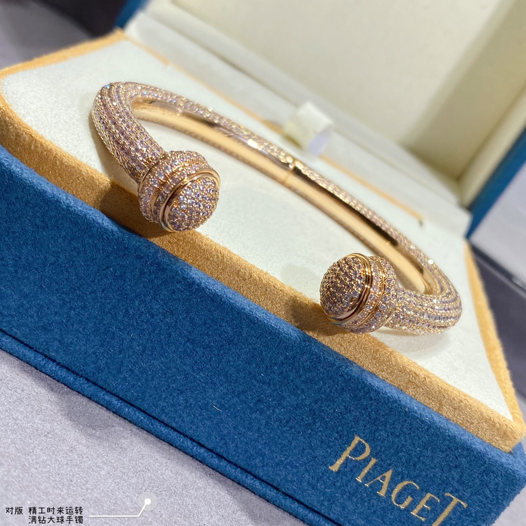 Piaget fully diamond-encrusted large ball Bracelet