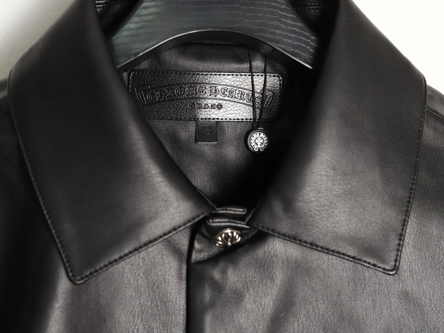 Ch**me He**ts Leather Jacket