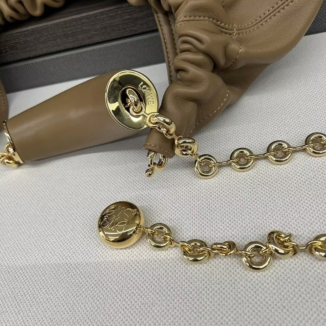 L0ew* Medium Squeeze bag in mellow nappa lambskin 34x33x13.5cm