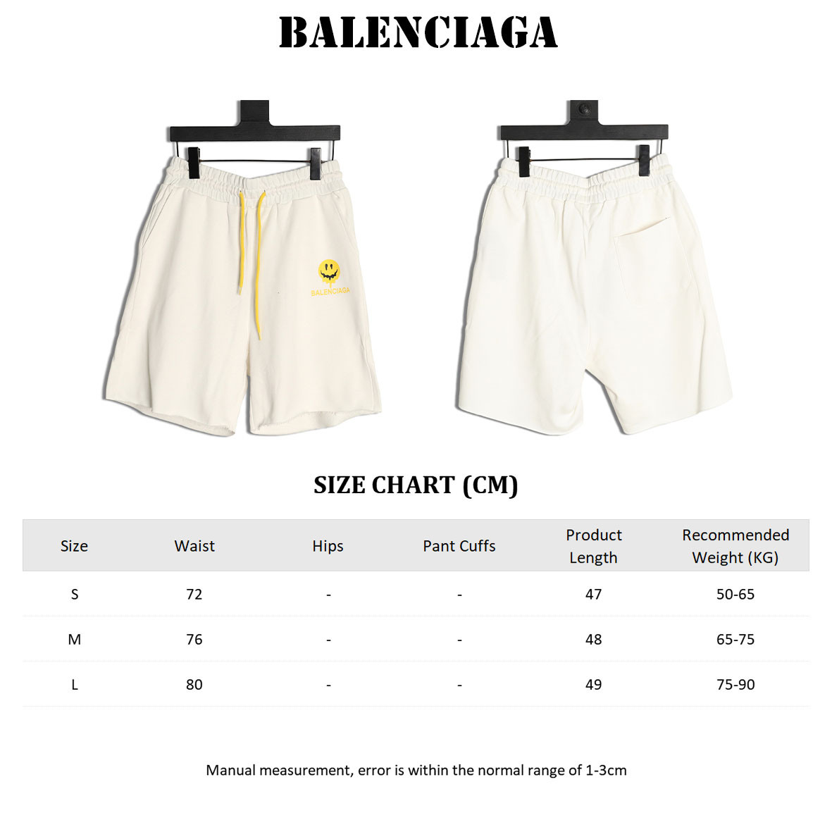Ba*len*cia*ga BLCG shorts