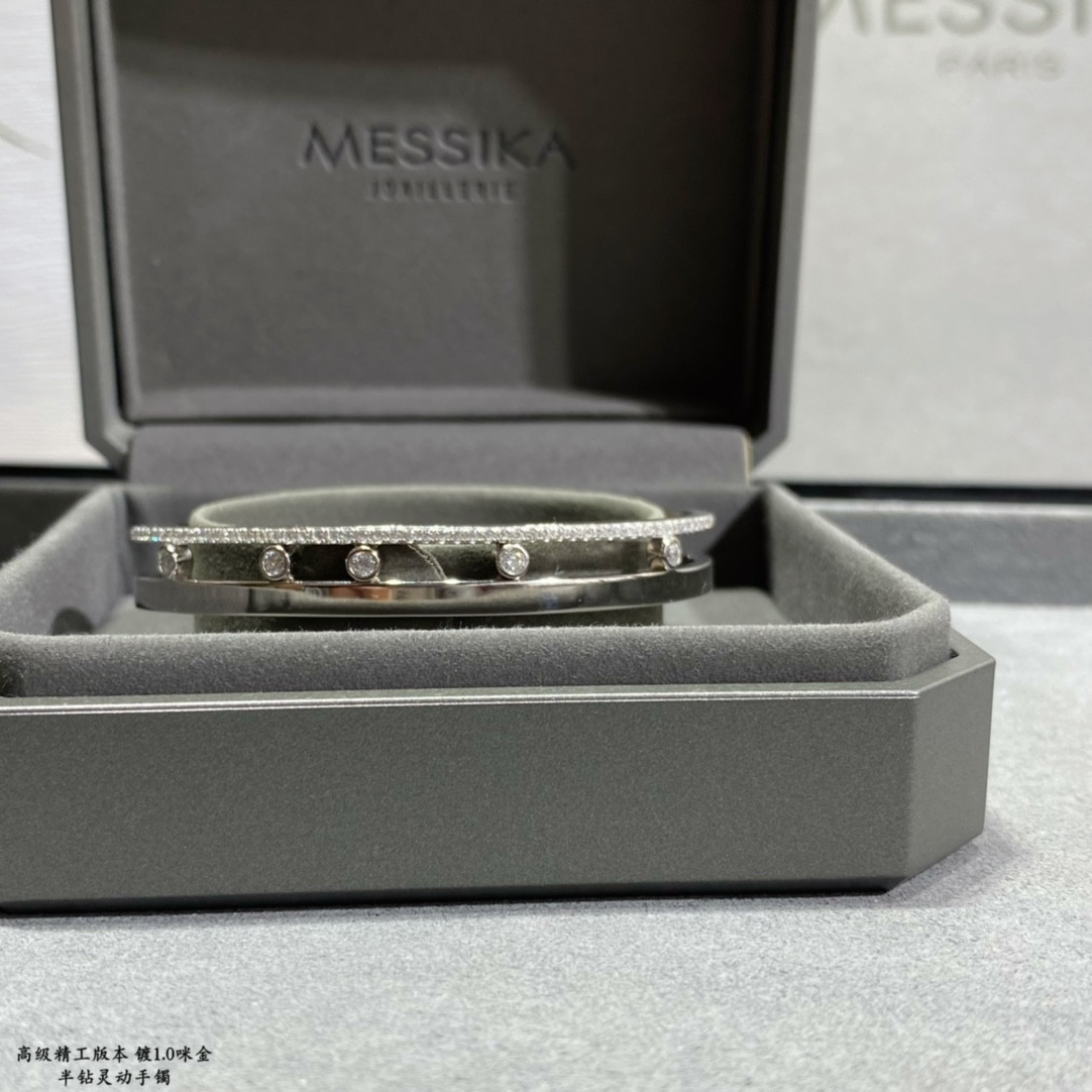 Messika Half Diamond Moving Bracelet