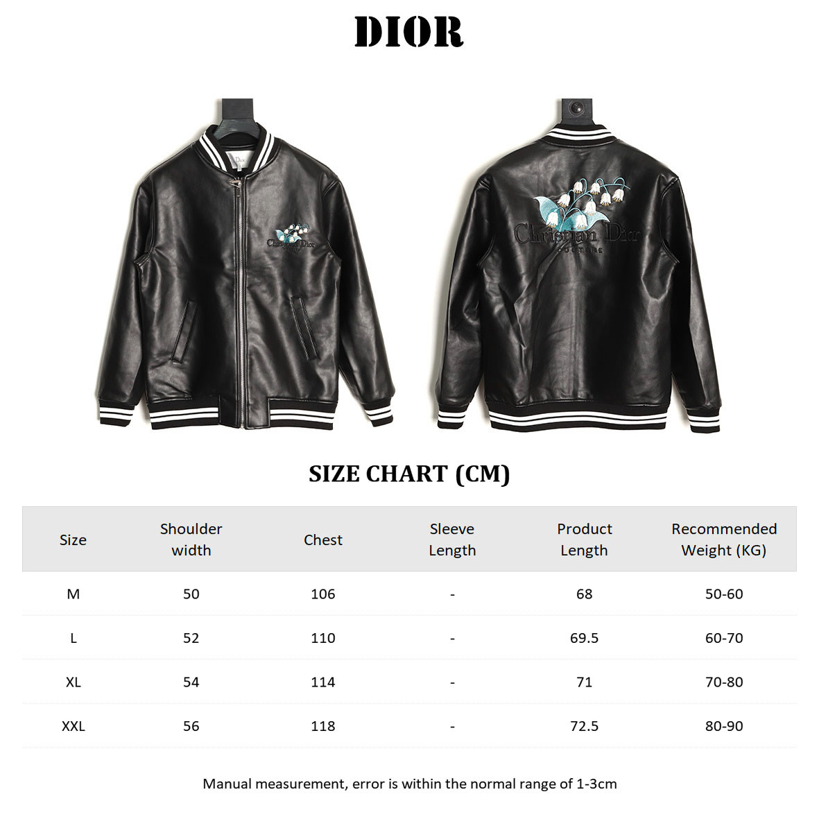 D*0r Leather Jacket