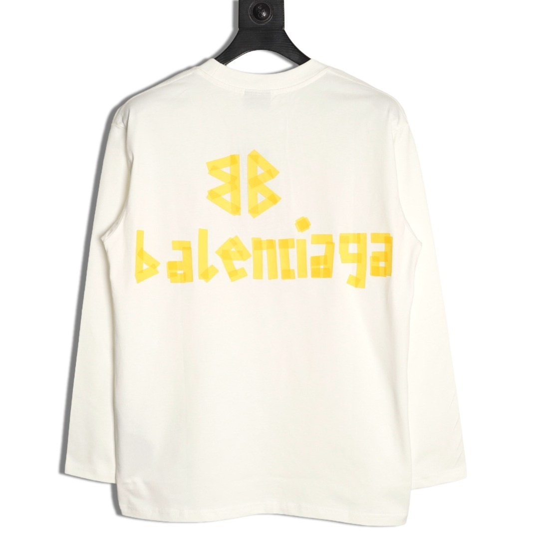 Ba*len*cia*ga Long-sleeved T-shirt