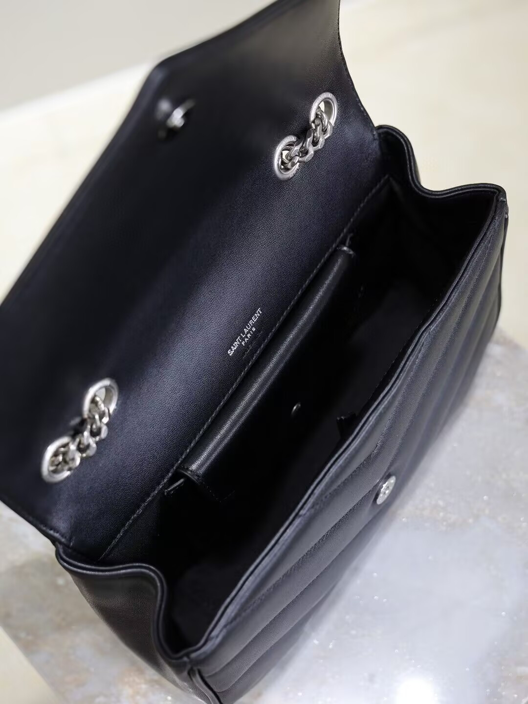 Y*L LOULOU small in MATELASSÉ lambskin 24x14x6cm