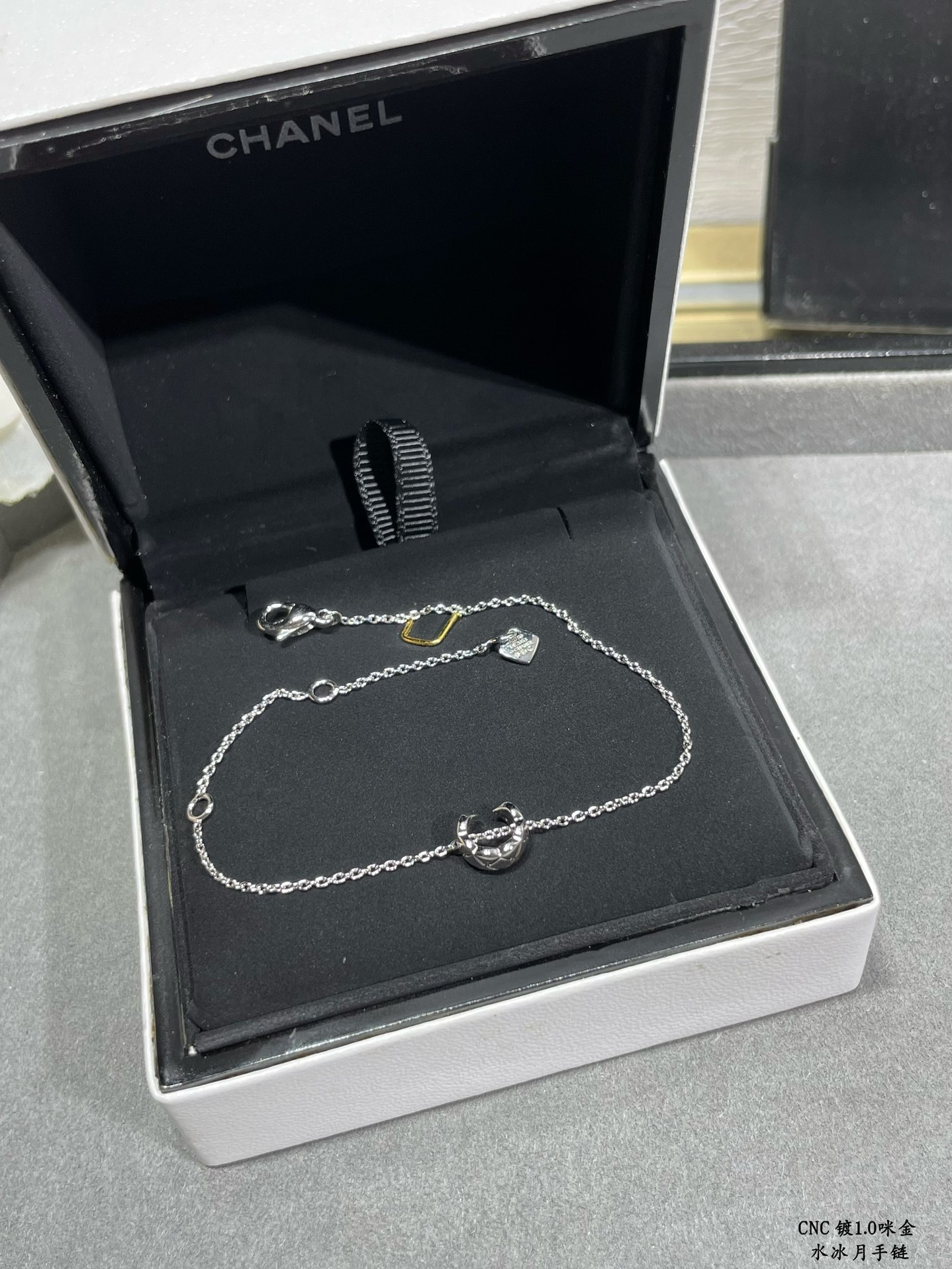 Ch*el Carved diamond pattern Sailor Moon Bracelet