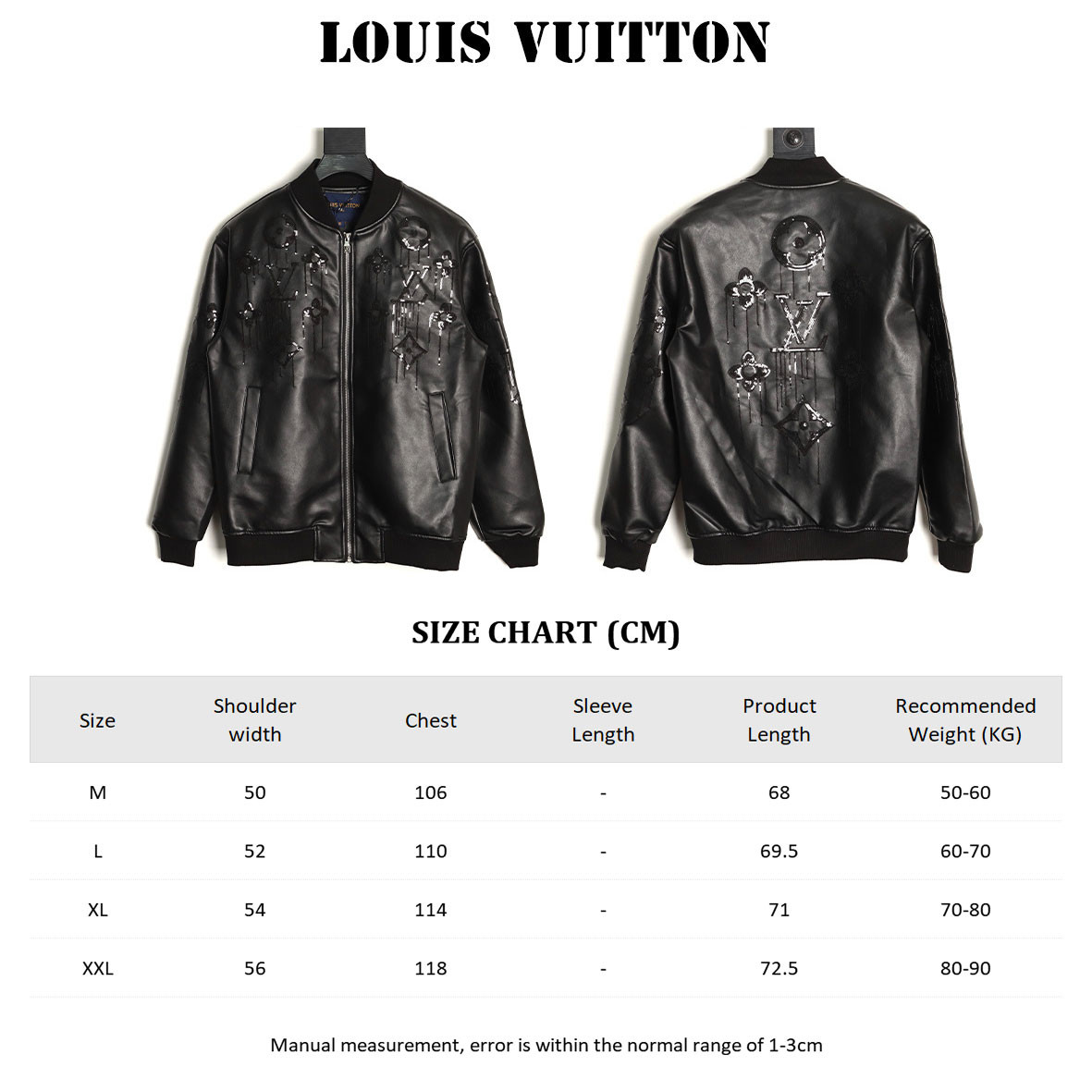 L0*is V*t0n LV 25SS Leather Jacket