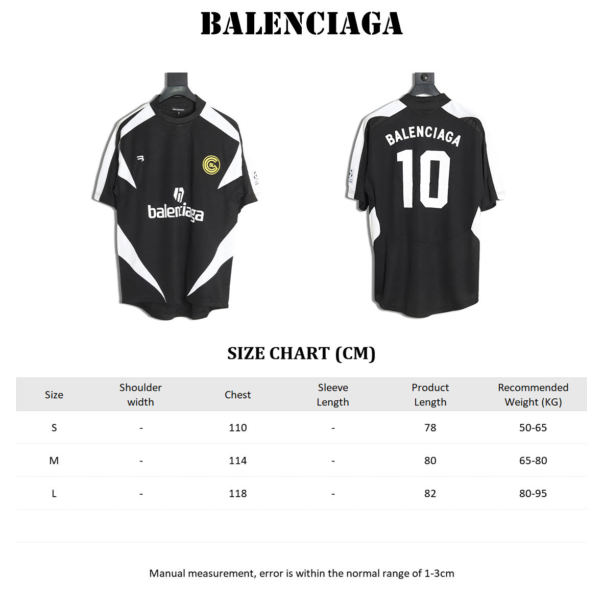 Ba*len*cia*ga Short-sleeved T-shirt