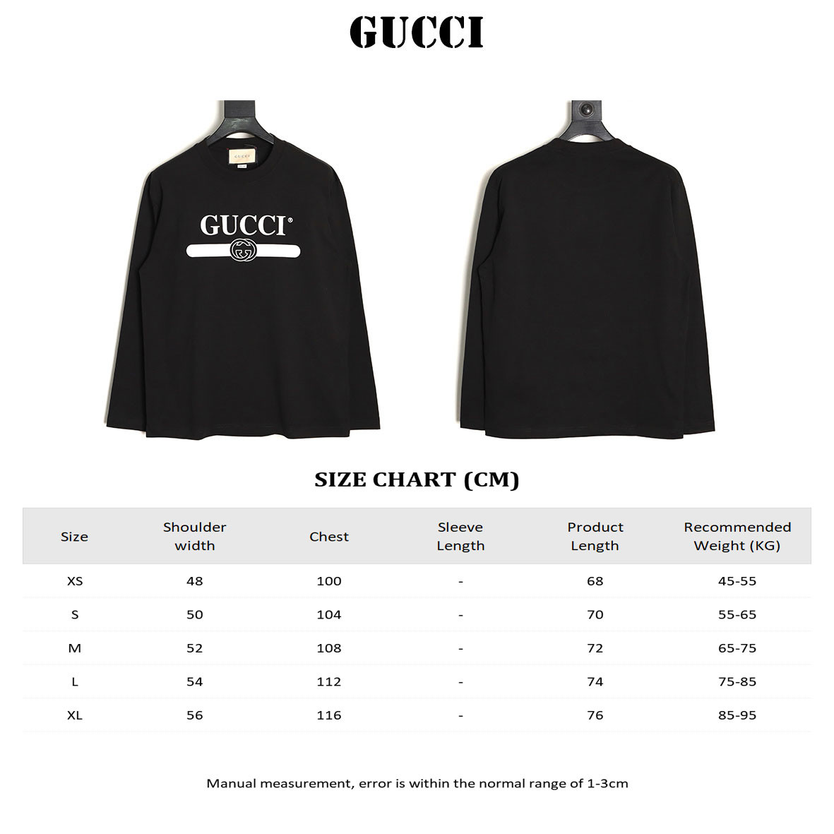 G*u*i Long-sleeved T-shirt