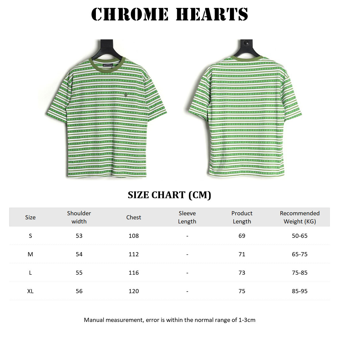 Ch**me He**ts 25SS Short-sleeved T-shirt