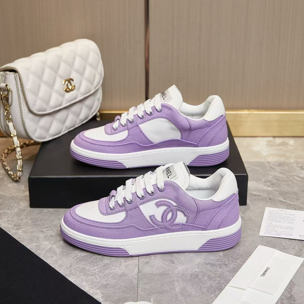 UA Ch*el COCO Sneaker Canvas