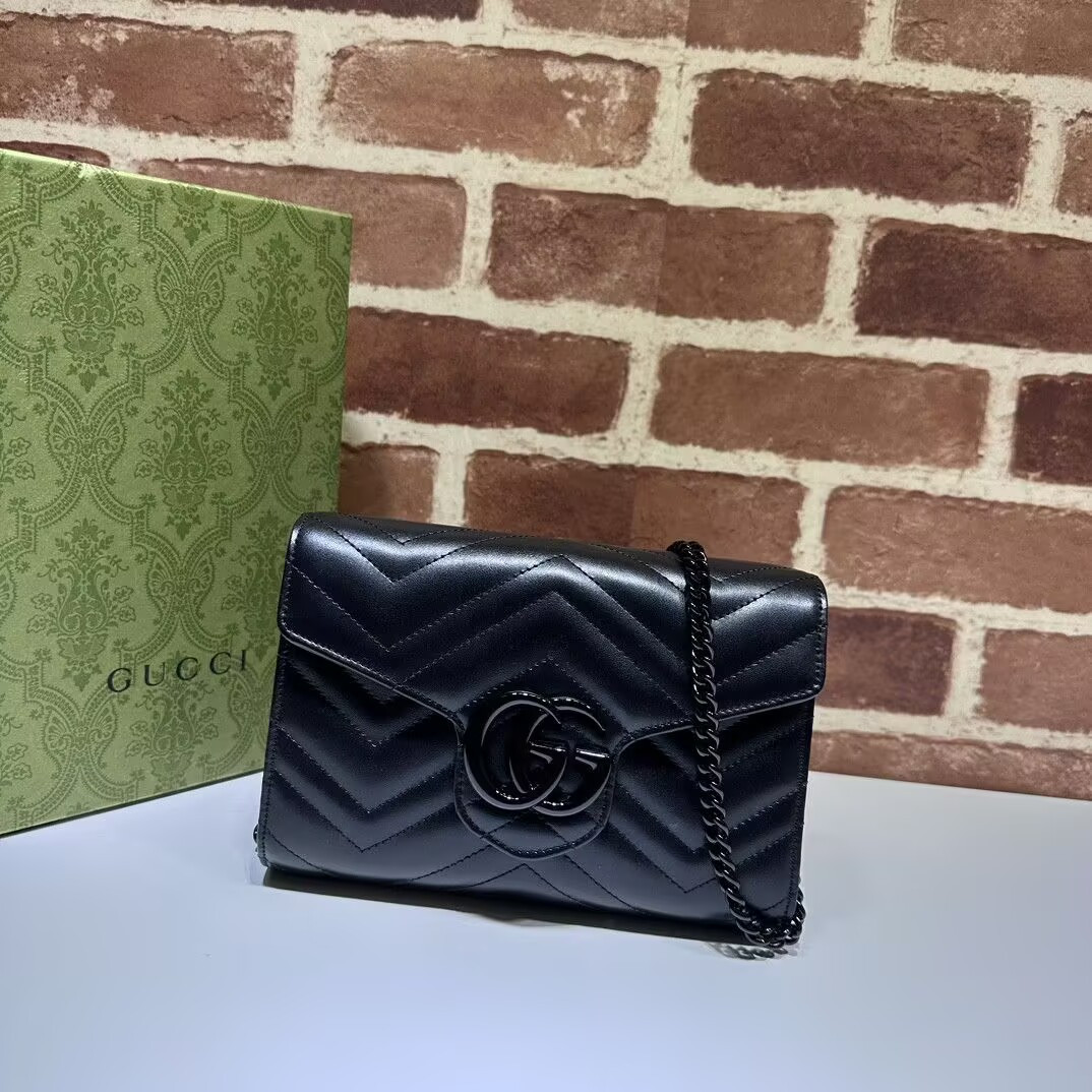 G*u*i GG Marmont wallet on chain 20x13x6cm