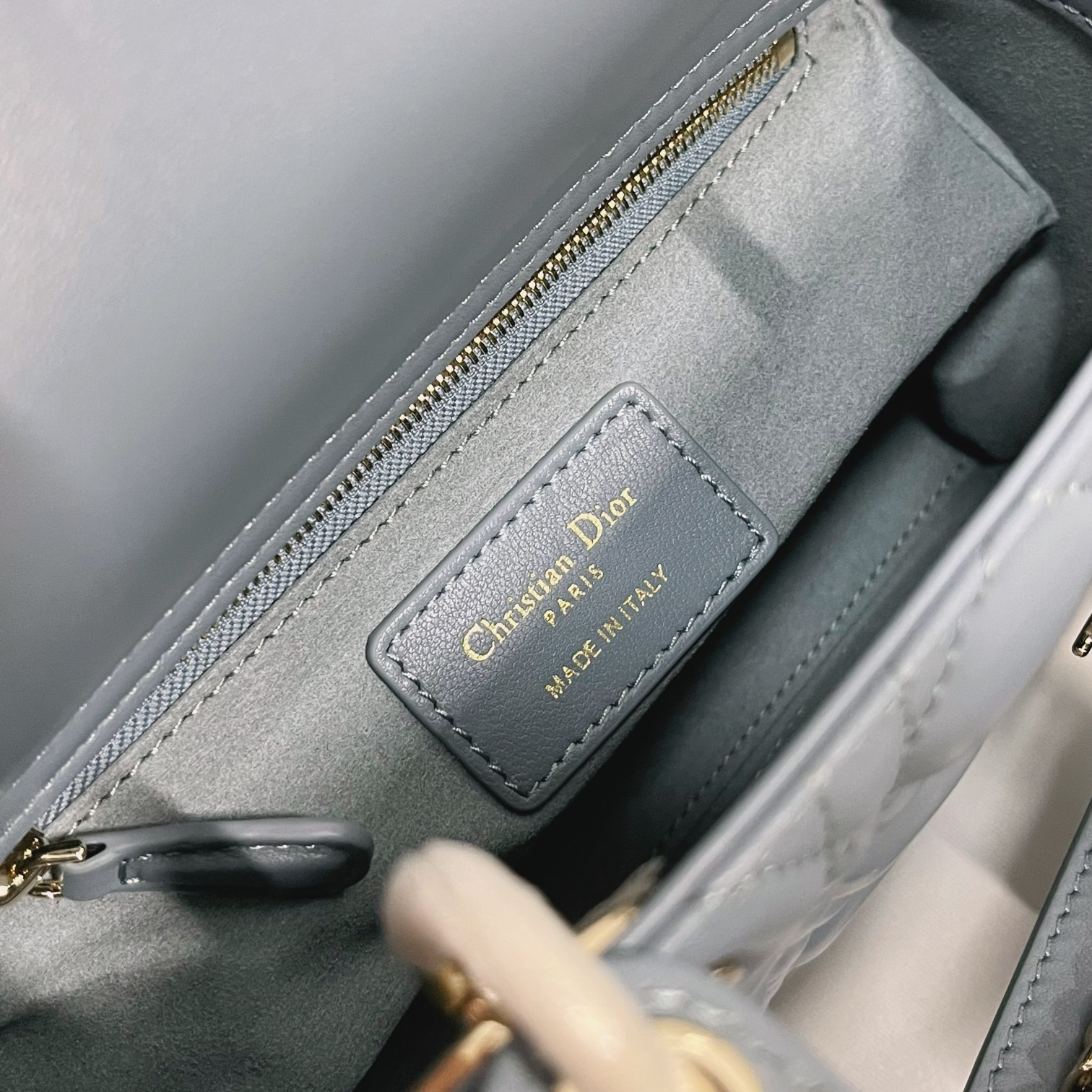 Small Lady D*0r My ABCD*0r Bag  Cloud Blue 8 x 6.5 x 3 inches