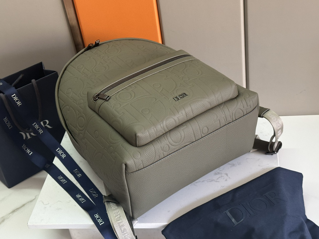 D*0r Rider 2.0 Backpack  Khaki D*0r Gravity Leather and Khaki Grained Calfskin 31 x 40 x 18 cm