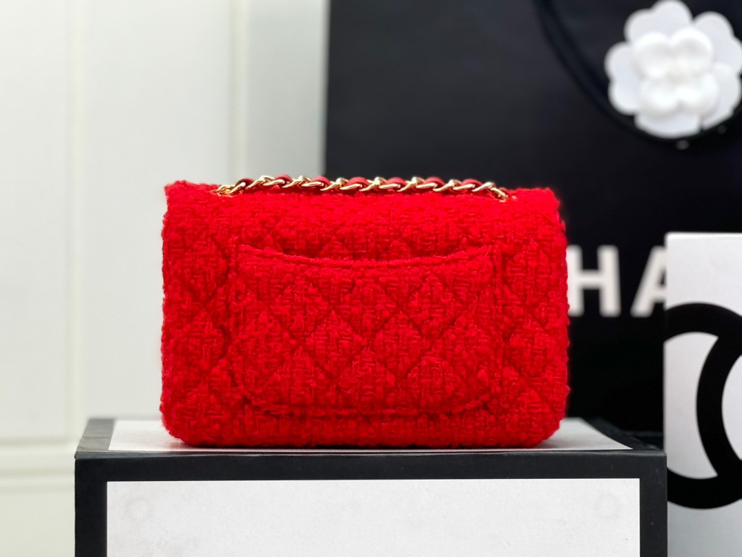 Ch*el MINI CLASSIC 11.12 HANDBAG 20 12 × 20 × 6 cm