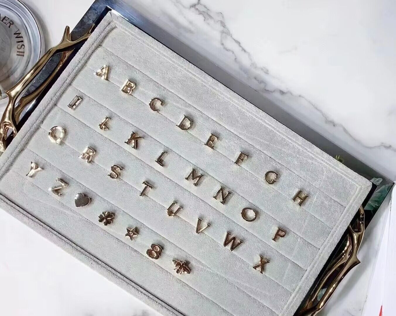 Small Lady D*0r My ABCD*0r Bag Blush 8 x 6.5 x 3 inches