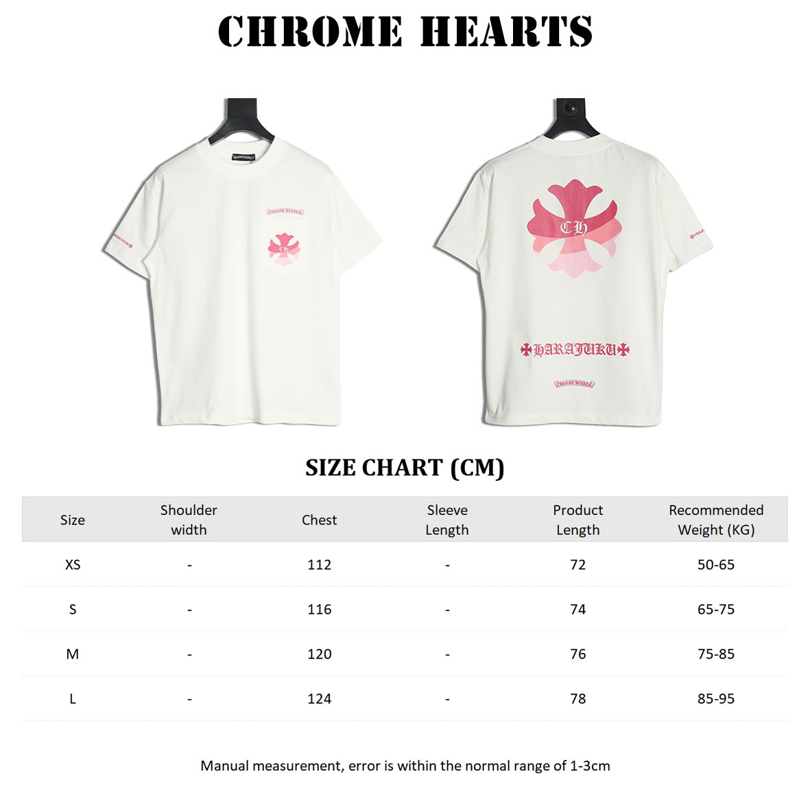 Ch**me He**ts 25SS Short-sleeved T-shirt