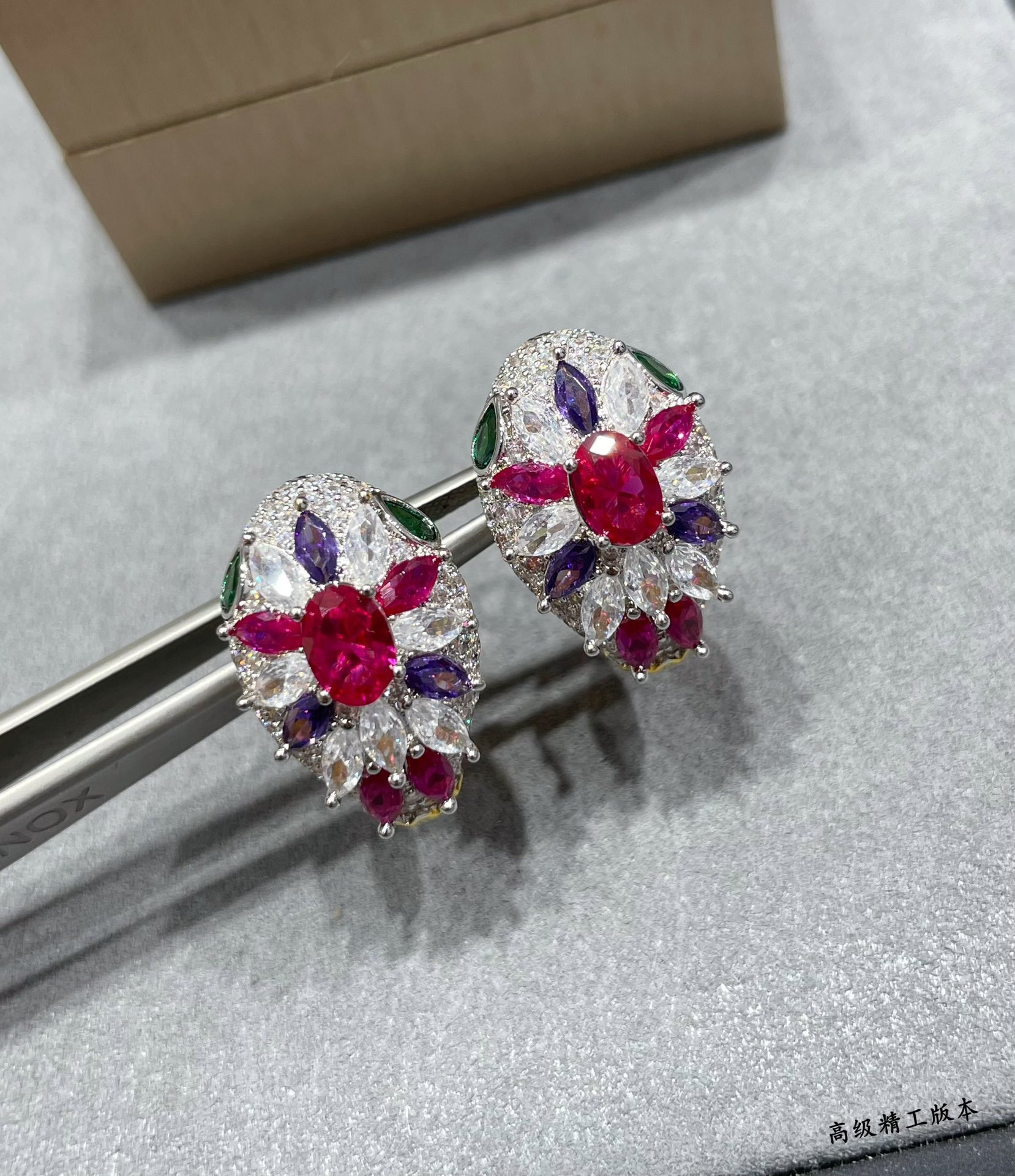 B*l*ai Diamond Princess Snake Earrings