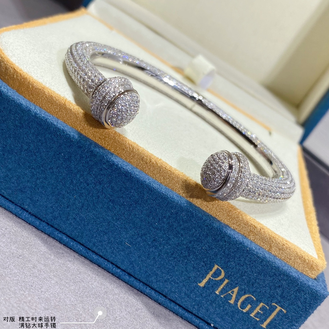 Piaget fully diamond-encrusted large ball Bracelet