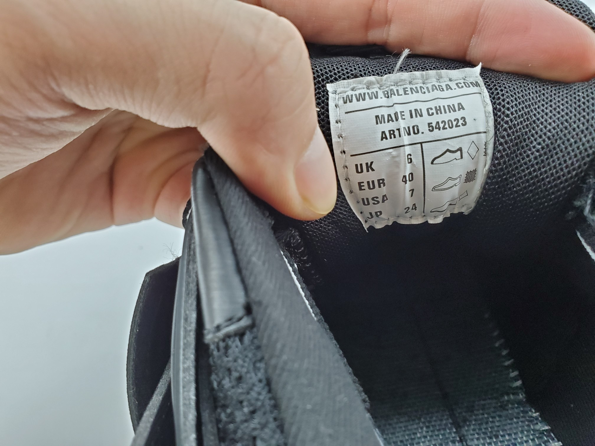 Balenciga Track LED trainers 3.0 Black