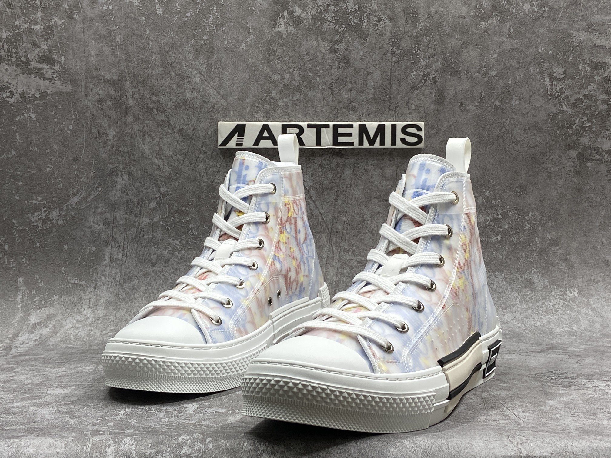 D*0r B23 High Top Multicolor Oblique