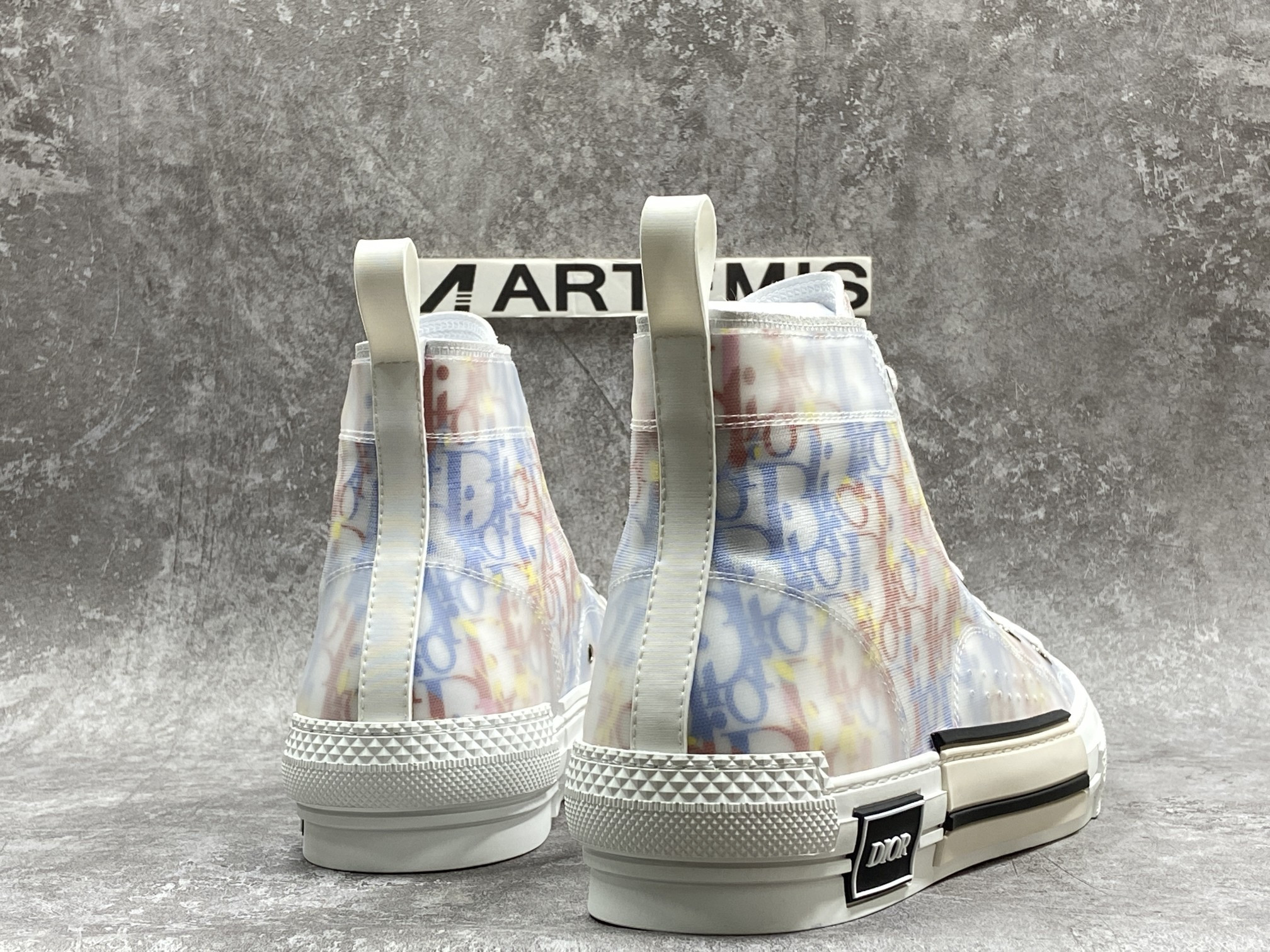 D*0r B23 High Top Multicolor Oblique