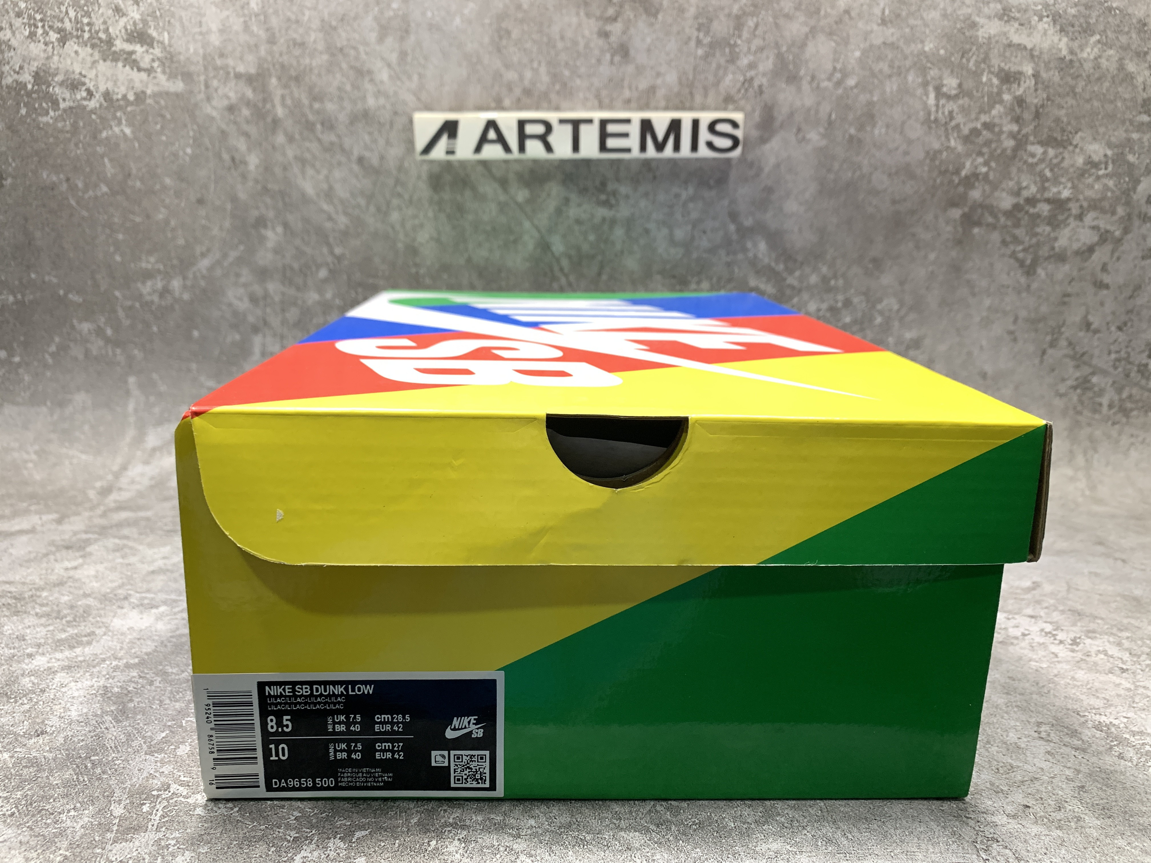 Nike SB Dunk Low Pro ISO Orange Label Unbleached Pack Lilac