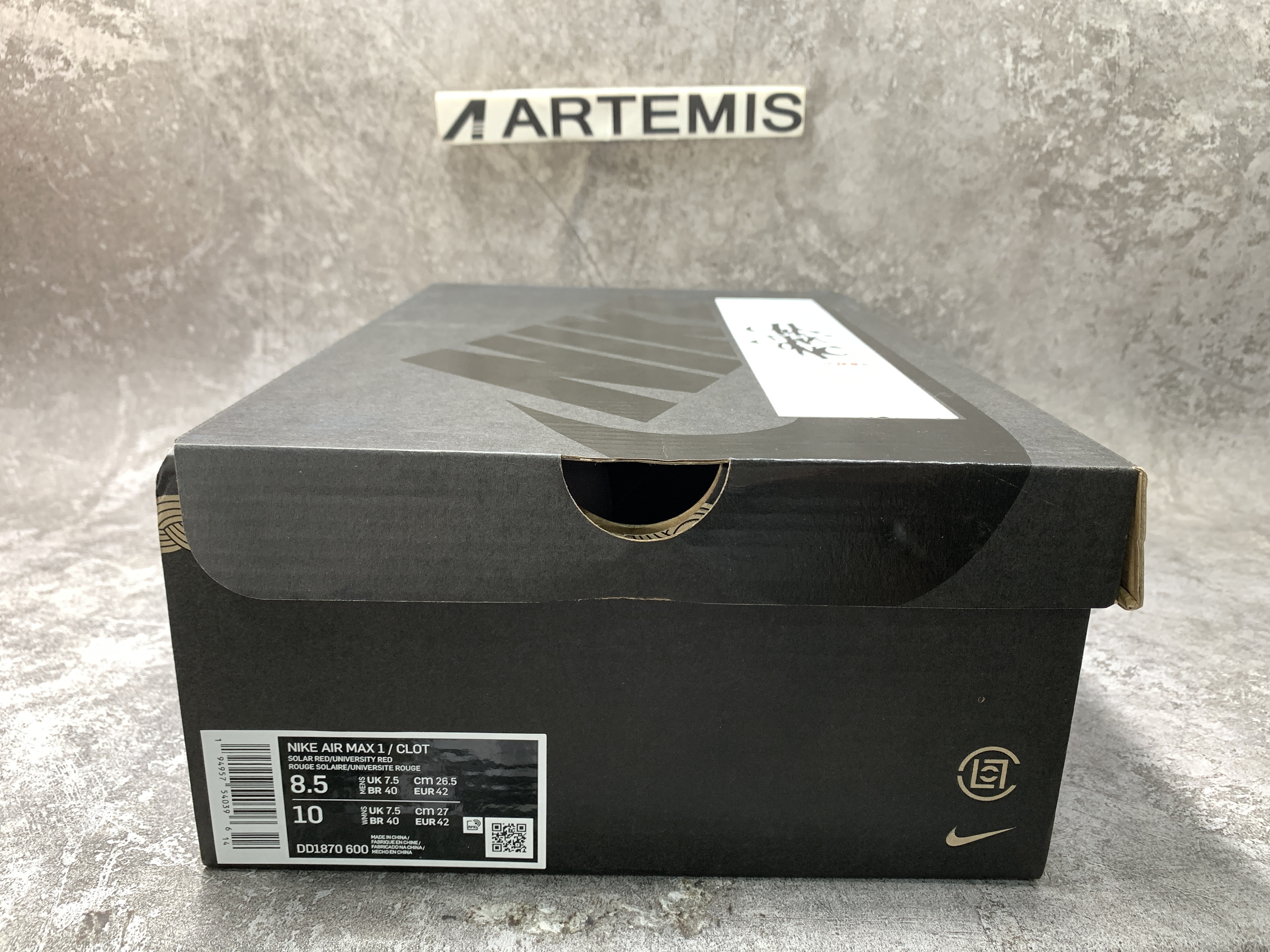 Nike Air Max 1 CLOT Kiss of Death Solar Red