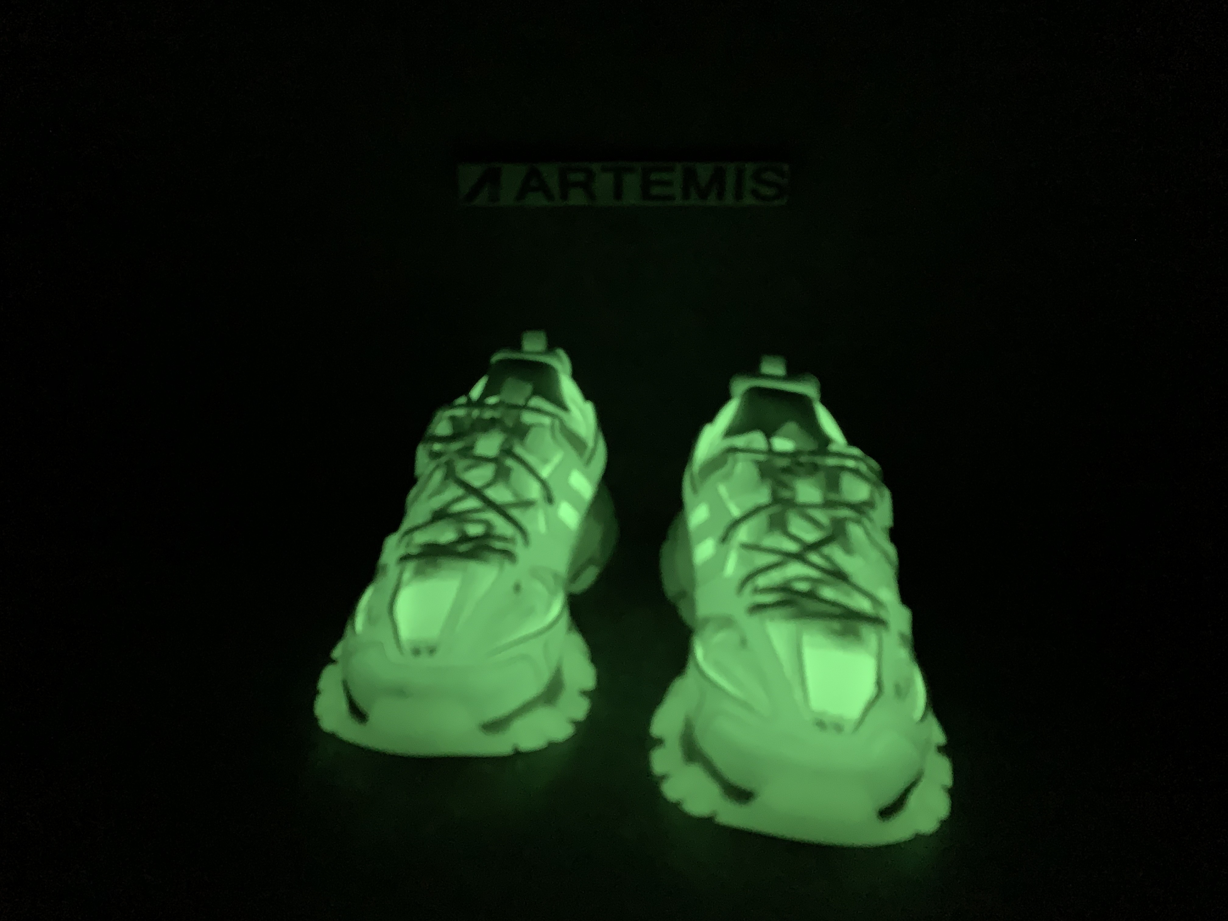 Balenciga Track Glow In Dark Sneaker