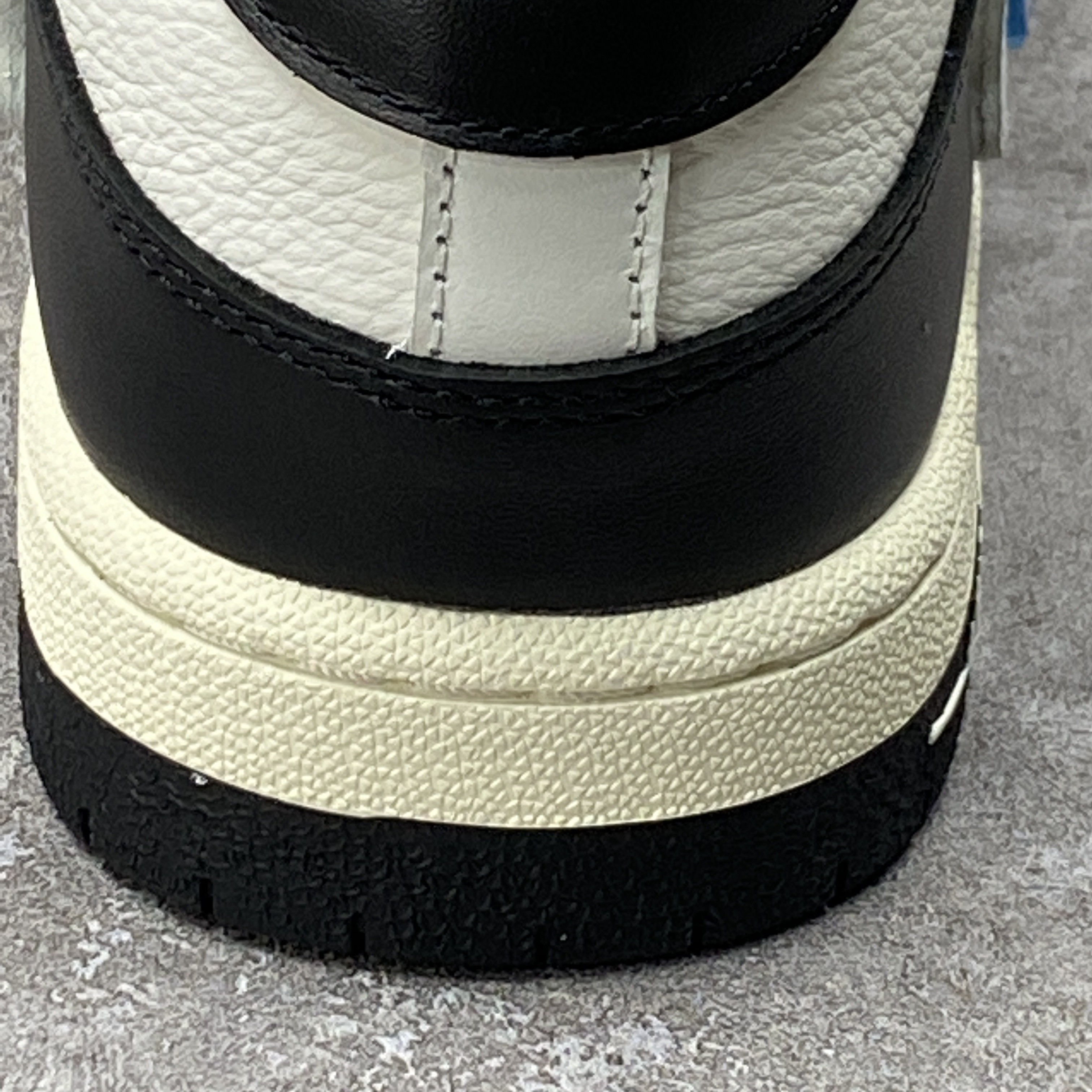 Amiri Skel Top Low Black White