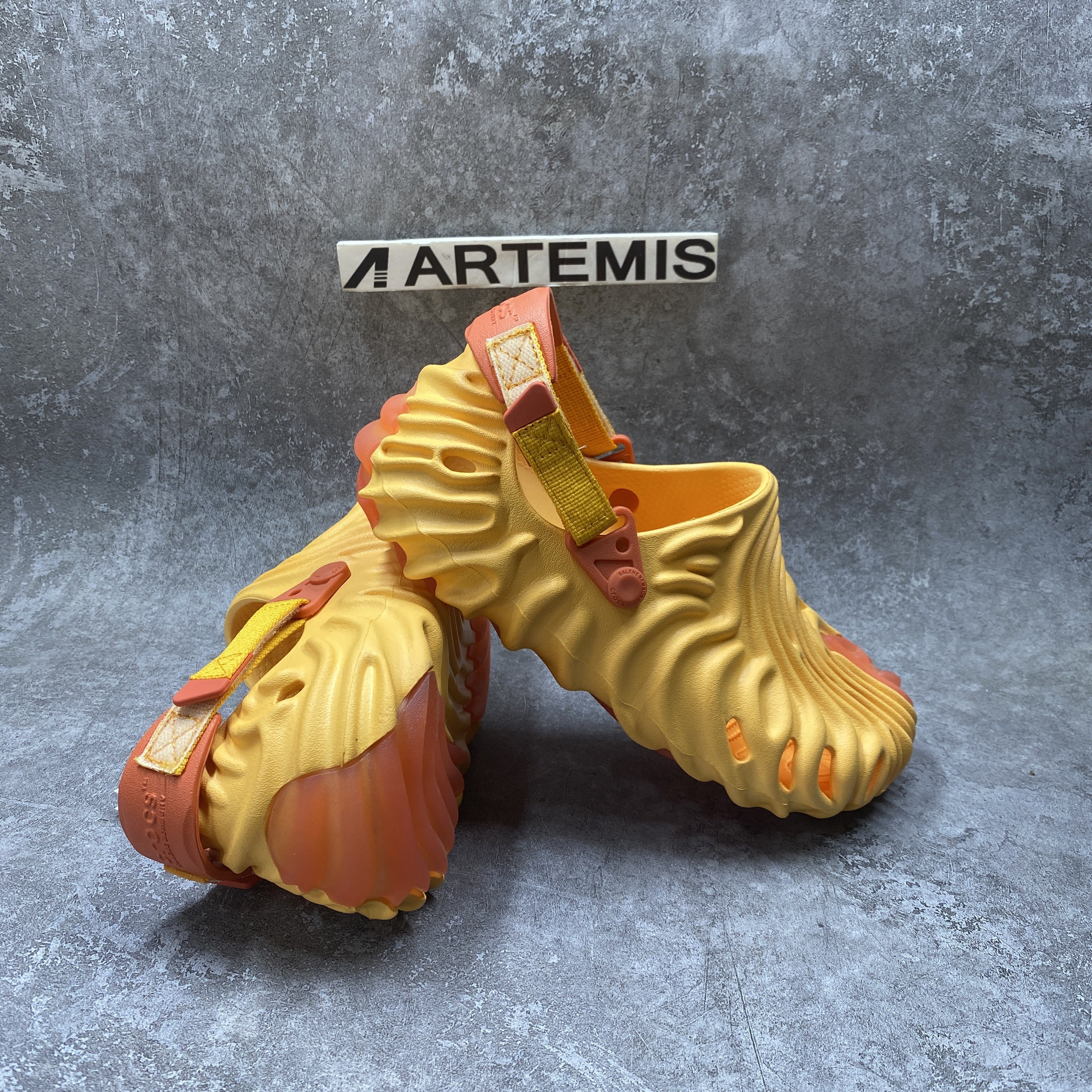 Cr*0*s Pollex Clog by Salehe Bembury Yellow